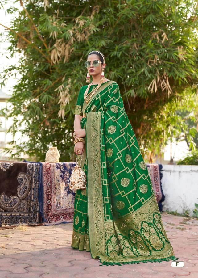 Shangrila Gulmohar Silk 6 Heavy Silk Designer Festive Wear Saree Collection